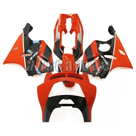 Полный комплект обтекателя для Kawasaki ZX6R ZX-6R 1994 1995 1996 1997 94 95 96 ABS Пластик электронный атомайзер глянцевый красный черные кузовные комплекты