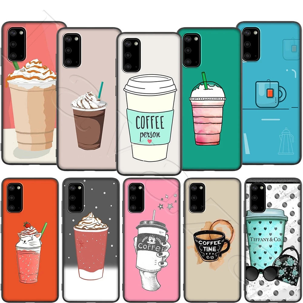 Coffee Cup Case for Samsung Note 10 S6 S7 S8 S9 S10 S10e S20 ultra A71 A51 A81 A91 M10 M20 M30 Lite Edge Plus | Мобильные телефоны