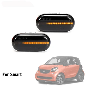 

For Mercedes Smart 451 453 Fortwo Forfour Car Led Dynamic Side Marker Turn Signal Lights Auto Accessories Car Lamp