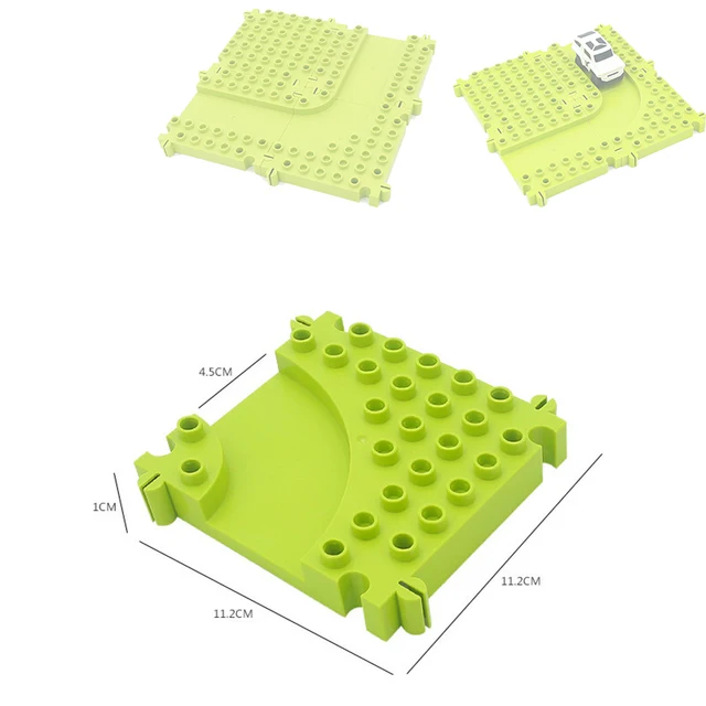 DIY Accessories Bricks Treehouse Base Plate Window House Sofa Furniture Large Particle Big Size Building Blocks Birthday Kid Toy LXF-YD-115-Green