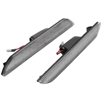 

Clear Lens Rear Led Side Marker Lamp Lights for 2015 2016 2017 2018 Ford Mustang