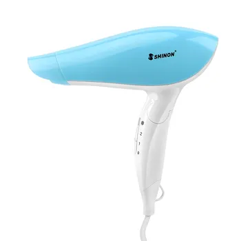 

Hair Dryer with Nozzle Adjustable Airflow Fast Drying Low Noise Portable Travel Household Hair Dryer US Plug EU Plug