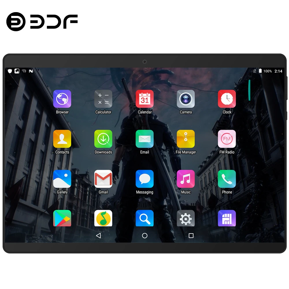 BDF 10 дюймов планшетный ПК Восьмиядерный 3G 4G LTE Планшеты Android 8,1 ram 4 Гб rom 64 ГБ 1280*800 ips Dual SIM планшеты 10,1 дюймов планшетный ПК