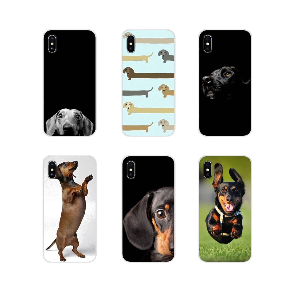 Черный чехол с изображением таксы Doberman лучшего качества для Apple iPhone X XR XS 11Pro MAX Φ 5C