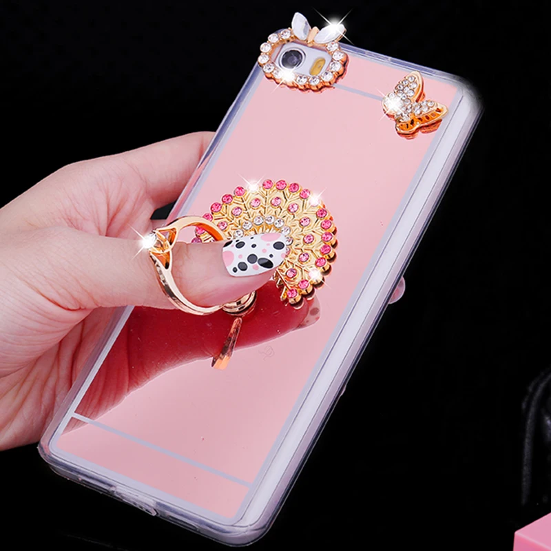 Мягкий зеркальный из ТПУ Bling задняя крышка чехол для iPhone 5 5S 6 6s 7 Plus 8 X XR XS Max