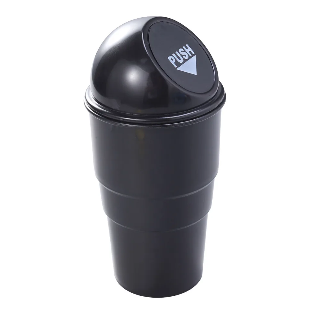 1 PC Automobile Vehicle Car Dustbin with Lid Waste Bin Garbage Can for Console Door|Car Trash| - AliExpress