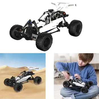 

490pcs Desert Racing Car Building Blocks Set DIY Toys Smart Linkage System Independent Suspension DIY Educational Gifts for Kids