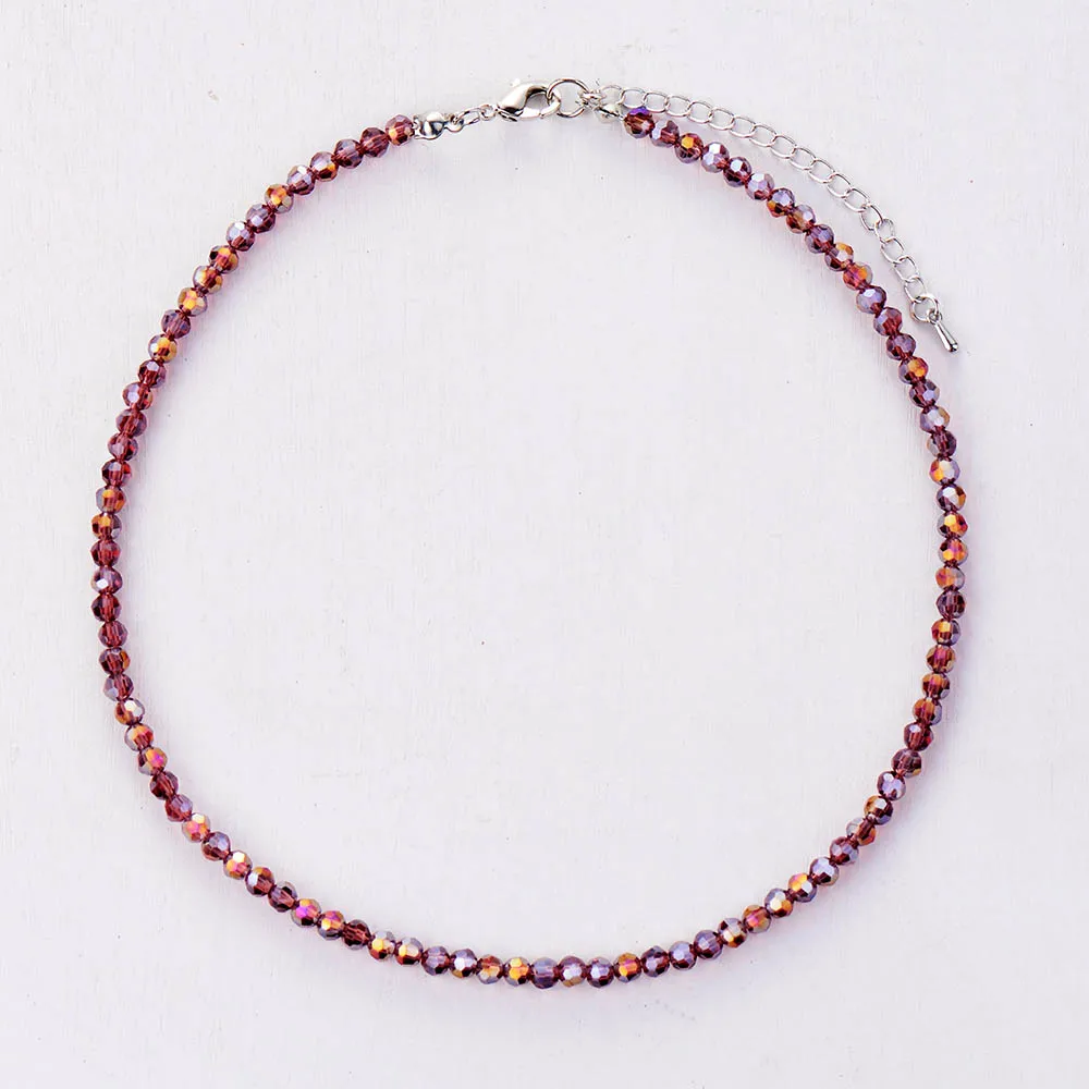 Womans Choker 4MM Bling Crystal Choker Necklace 2021 Womens Simple Collar Necklace Neck Choker Bohemia Jewelry Dropshipping - Image 3