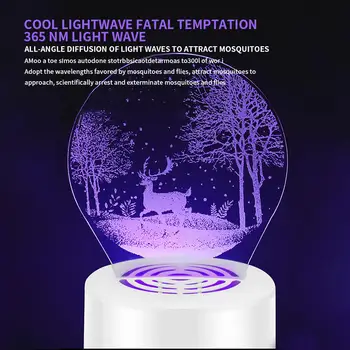 

Electronic Mosquito Killer Zapper LED Durable UV 3w Outdoor Bed Room Pest Controll Mosquito Trap Indoor Light USB Charger 5V