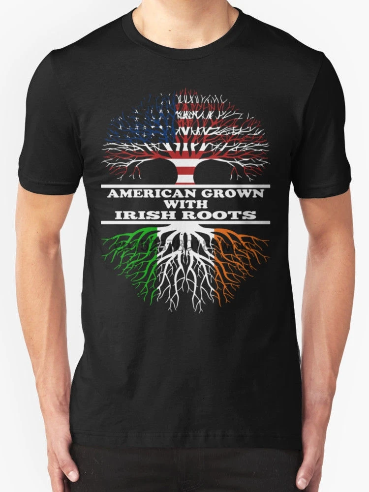 Irish American T Shirt Ireland St Patricks Day Ireland Usa Flag
