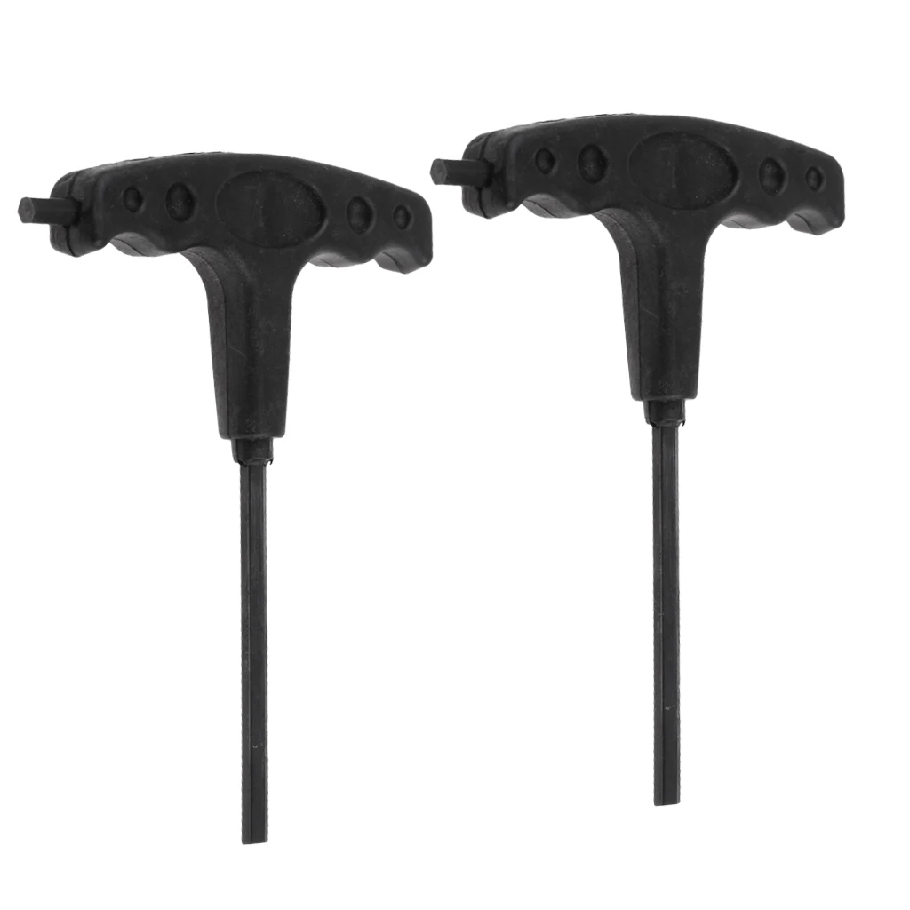 2pcs Inline Skates T Handle Wrench, Roller Skates Skateboard Tool Kit Accessories - Portable & Functional