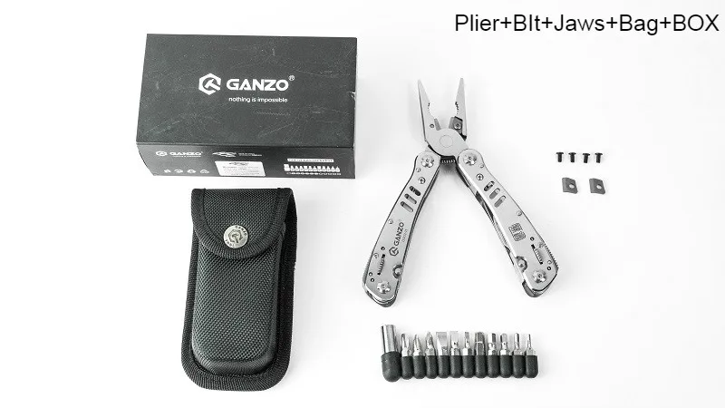 Ganzo G302B Вольфрам сменные лезвия резак складной EDC Многофункциональный инструмент для зачистки проводов щипцы комбинированные многофункциональные плоскогубцы - Цвет: G302H with box Jaws