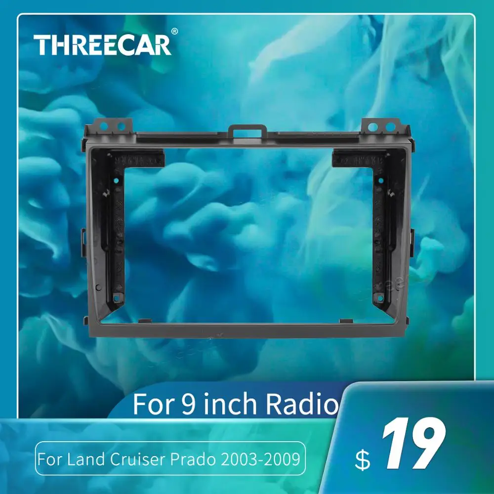 Рамка для приборной панели автомобиля 2Din подходит Toyota Land Cruiser Prado 2003-2009 комплект