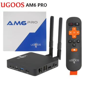 

UGOOS AM6 Pro Smart Android 9.0 TV Box Amlogic S922X 4GB32GB 2.4G/5G WiFi Set Top BOX BT 5.0 4K HD Media Player VS AM6 Plus