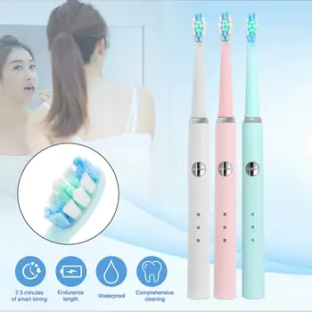 

Electric Toothbrush Induction Charging Rechargeable IPX7 waterproof Electric Whitening Teeth Brush