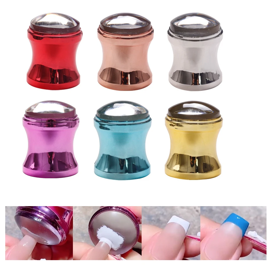 Tampon À Ongles En Silicone Miroir, Outil De Gelée, Accessoires De