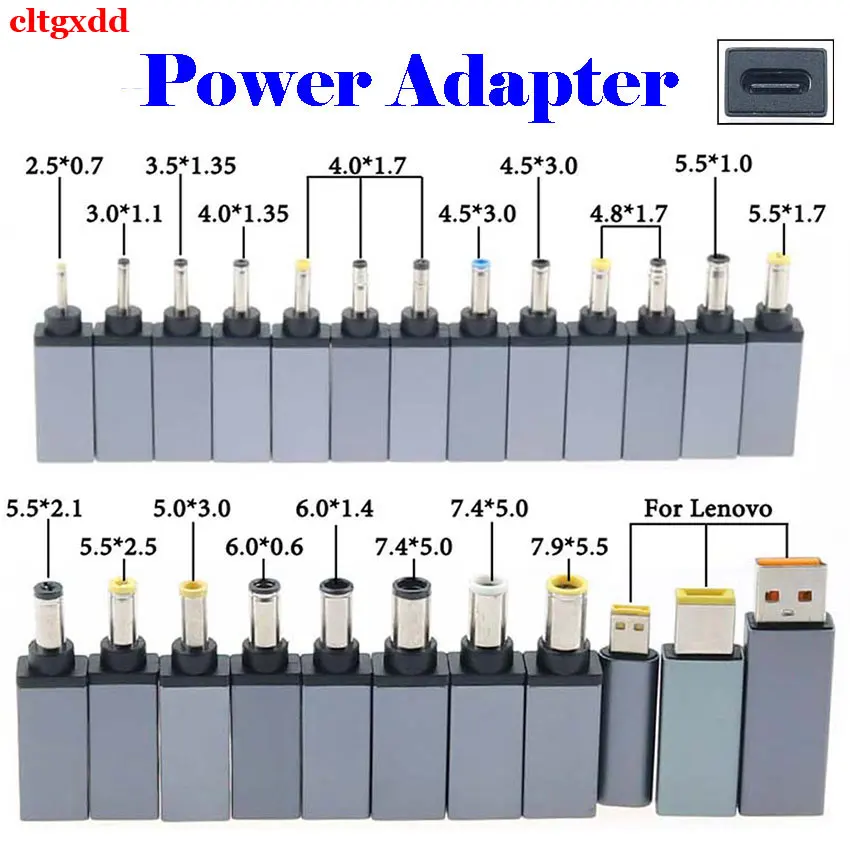 

1PCS Power Adapter USB DC Plug Type C Female to Universal Jack Converter FOR Lenovo ASUS Dell HP Notebook Charger