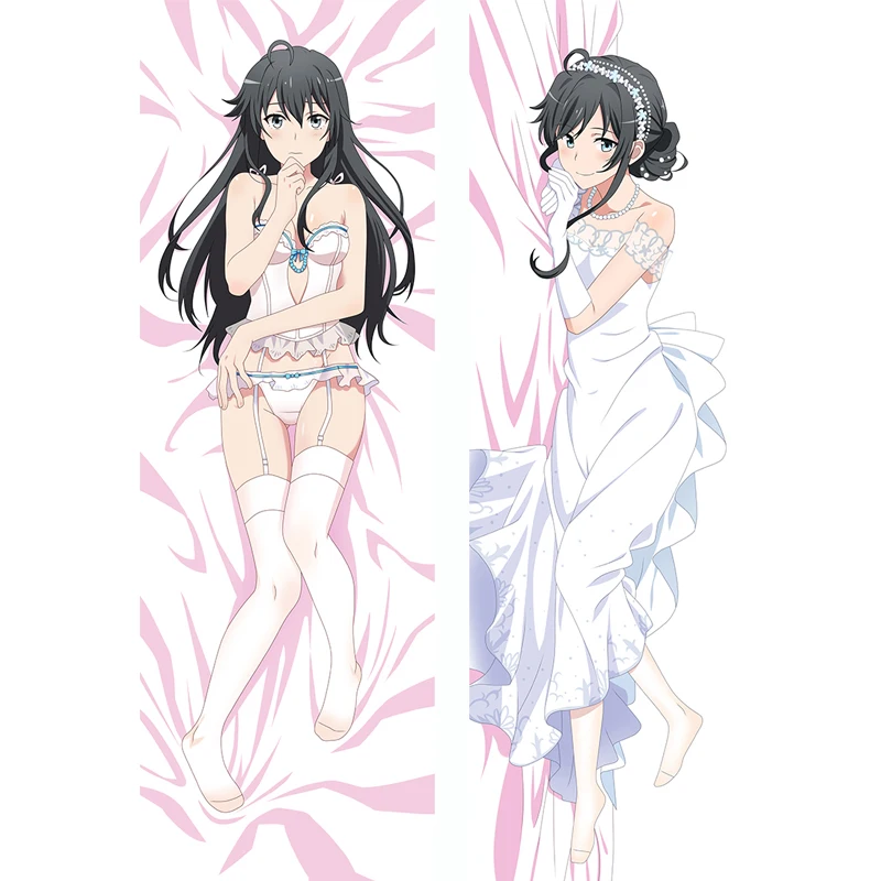 MMF яхари руда no seishun lovecome wa machigatteiru аниме персонажи yuigahama yui наволочка yukinoshita yukino