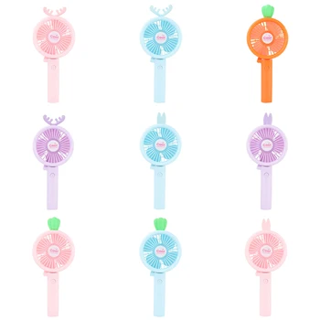 

Charging Mini Cartoon Hand With Portable Usb Fan Folding Student Electric Fan Portable Dormitory Small Wind Small Office Fan