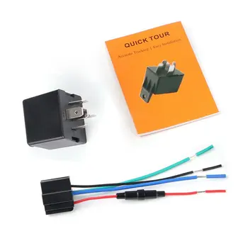 

Car GPS Tracker Tracking Security Device Relay-Shape Cut Oil Remotrly 10-40V Anti-theft Monitoring Cut Off Oil Power