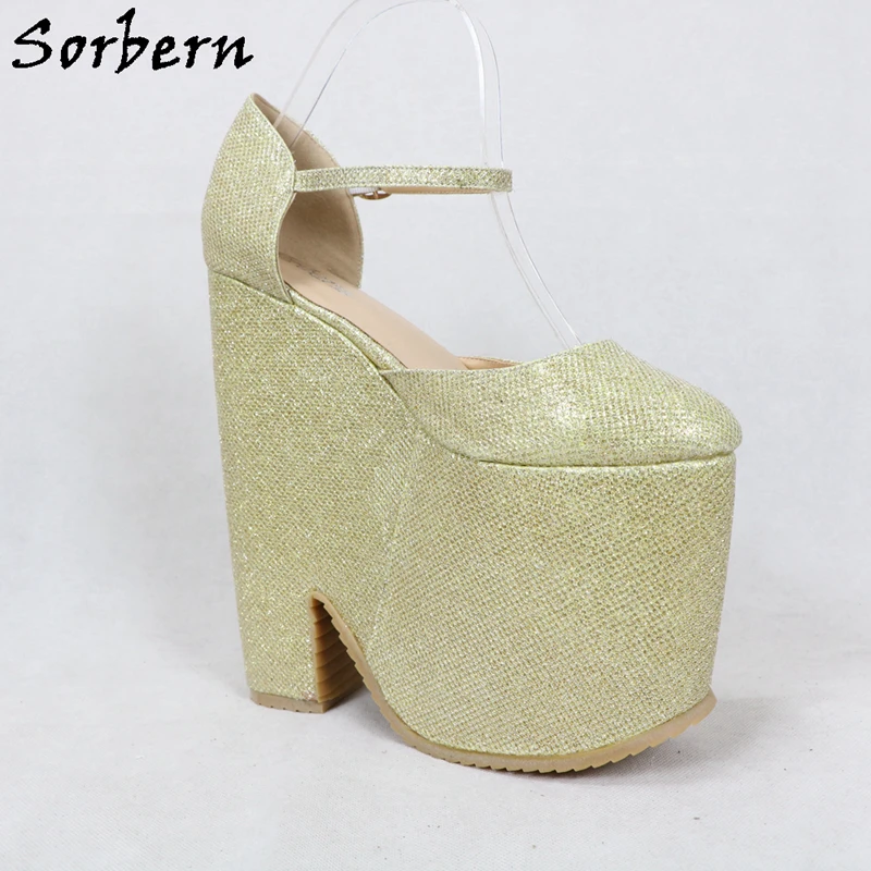 sorbern gold wedge pump shoes05