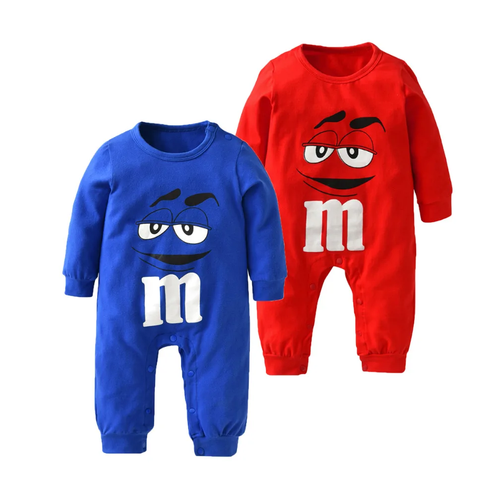 Newborn Baby Boys Girls Romper Cartoon Print Cotton Long Sleeve Jumpsuit Infant Clothing Pajamas Toddler Baby Clothes Outfits best Baby Bodysuits