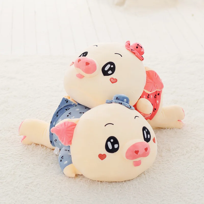 

Cute Adorkable Couple Pigs Toy Plush Doll Pillow Children Birthday Gift Items Valentine's Day Women's