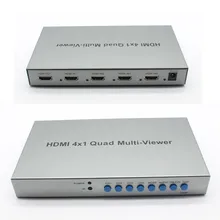 HDMI 4x1 Quad мультипросмотрщик PIP поддержка бесшовного переключателя HD видео сплиттер совместимый разделитель видео конвертер