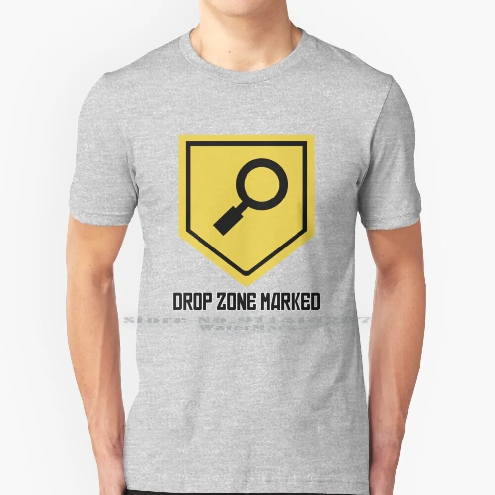 Drop Zone Marcato Warzone T Shirt 100% Puro Cotone Warzone Modern Warwar