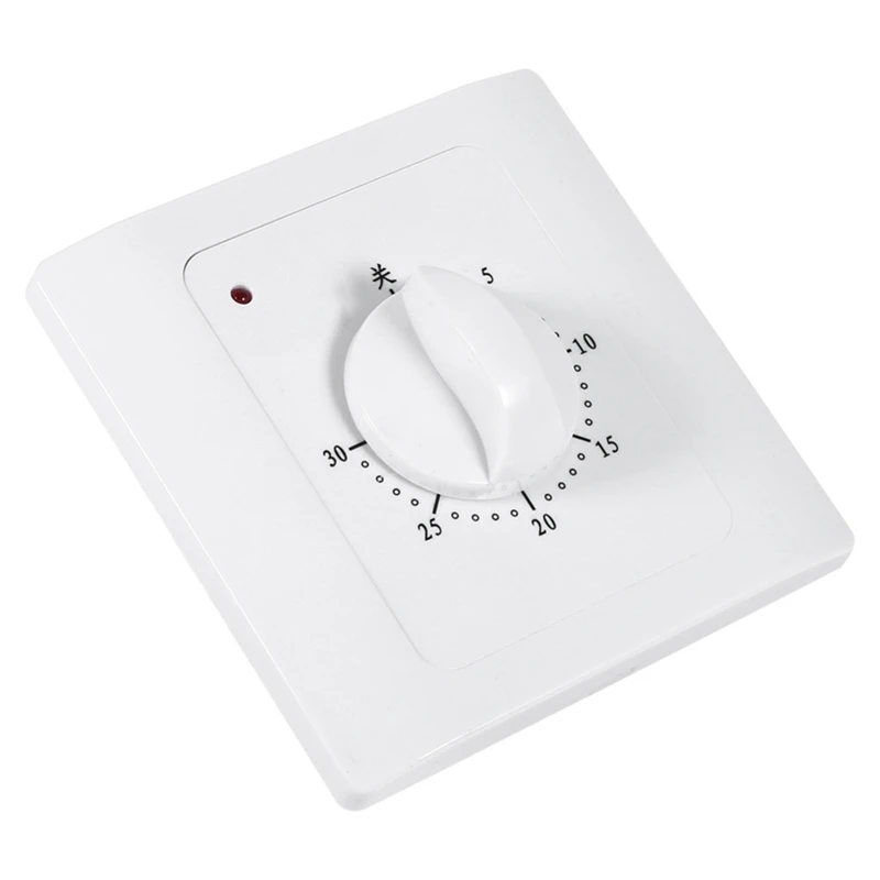 Ac 220V 10A 30Min Countdown Timer Switch Electric Digital Time Plug Control Switch Timer Socket Knob Style Mechanical