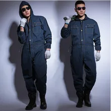 Рабочая одежда мужская униформа комбинезоны брюки Защитная хлопковая ткань для работника ремонтник машина Авто Ремонт Сварка DYF034