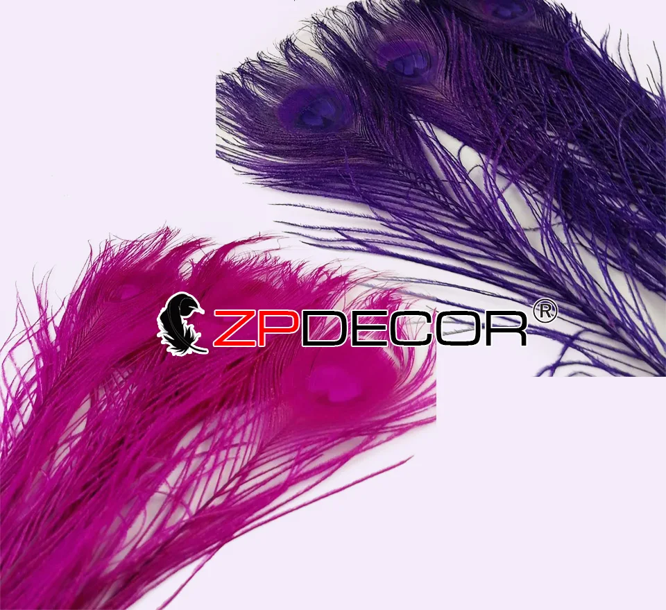Zpdecor 30-35 см Перья павлина использовать Искусство и ремесла