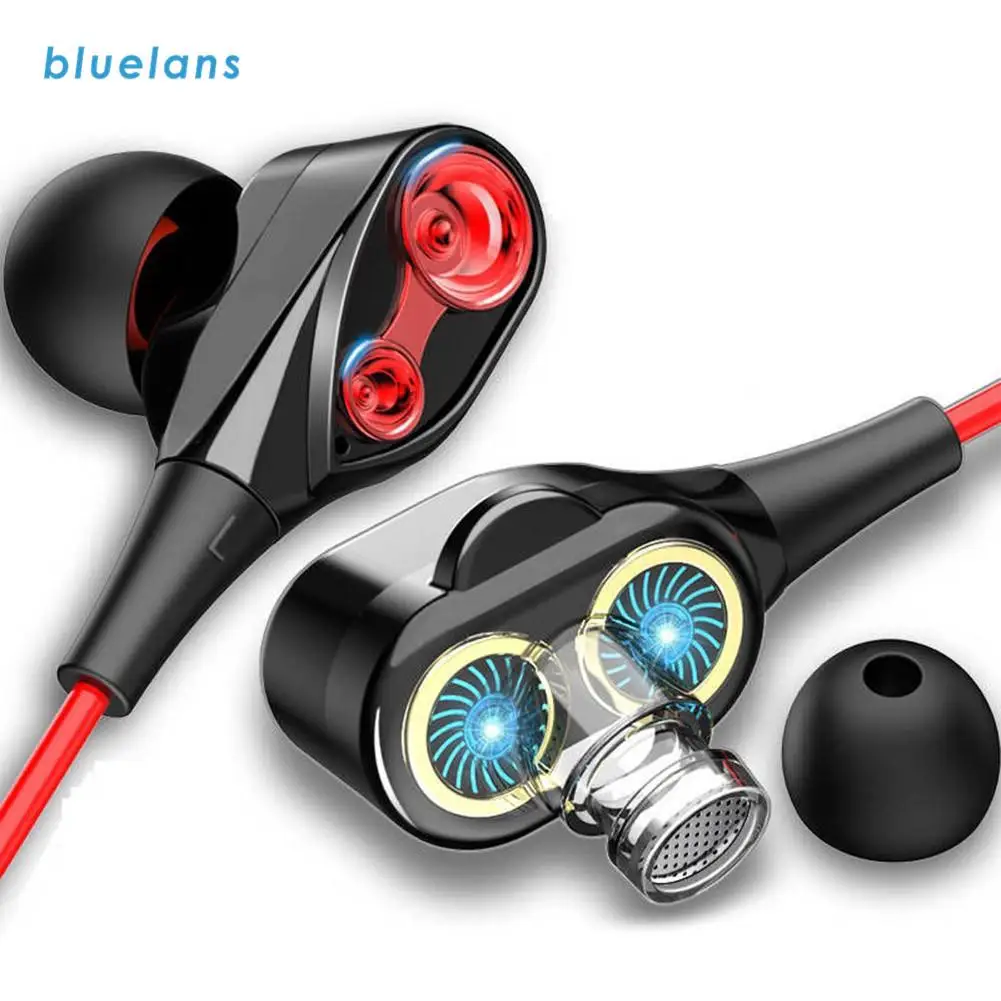 Auriculares dinámicos Armatured equilibrados, 2 controladores, bobina móvil de hierro, 3,5mm, Universal, con cable, estéreo, 3D, novedad