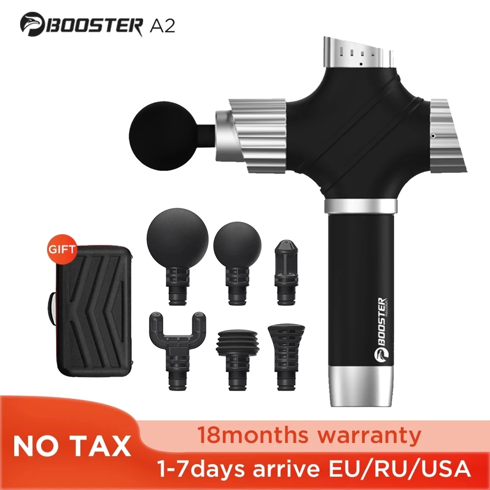 Booster A2 EMS Deep Tissue Muscle Massage Gun Body Massager Neck Fascial Gun Massager Relaxation Pain Relief Slimming Shaping