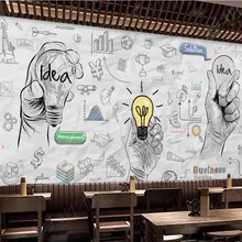 Обои на заказ, фотообои, ручная роспись, персонализированный светильник, лампочка, декоративная живопись