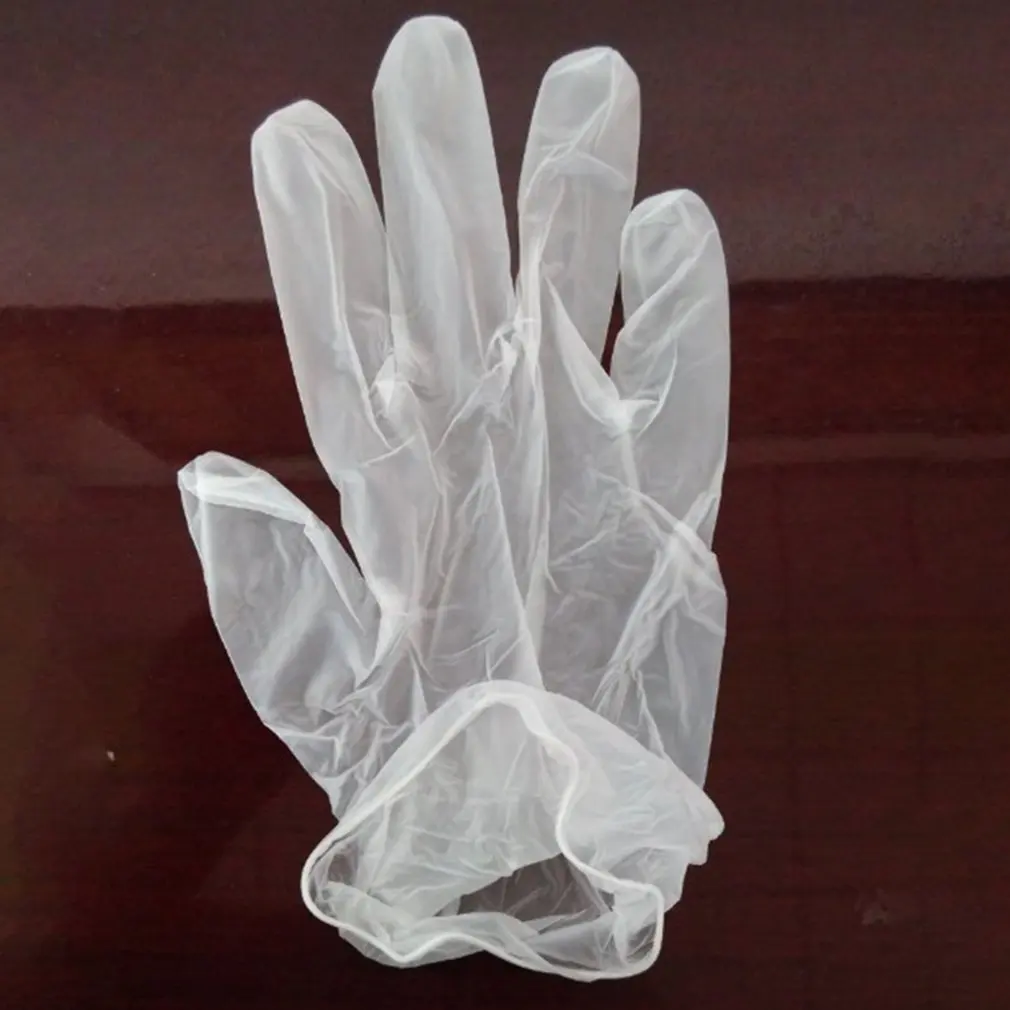 

20PCS PVC Disposable Gloves Latex Medical Work Rubber Latex Gloves For Universal Influenza and Bacteria prevention Fast Shipping