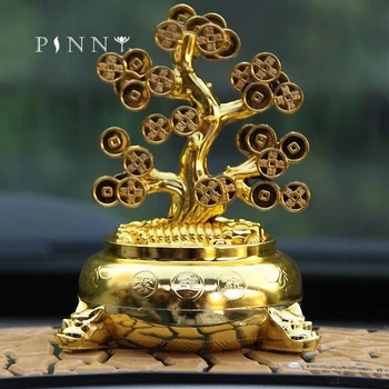 

PINNY Resin Solar Cash Tree Car Decoration Home Decoration Accessories