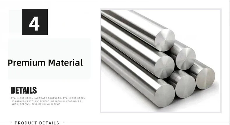 304 Flat hex head self tapping detail 6