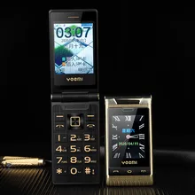 Pantalla Dual abatible 3G WCDMA de 3,0 ", dos tarjetas SIM, grabación de llamadas, FM, teléfono móvil, botón de teclado ruso, barato, China