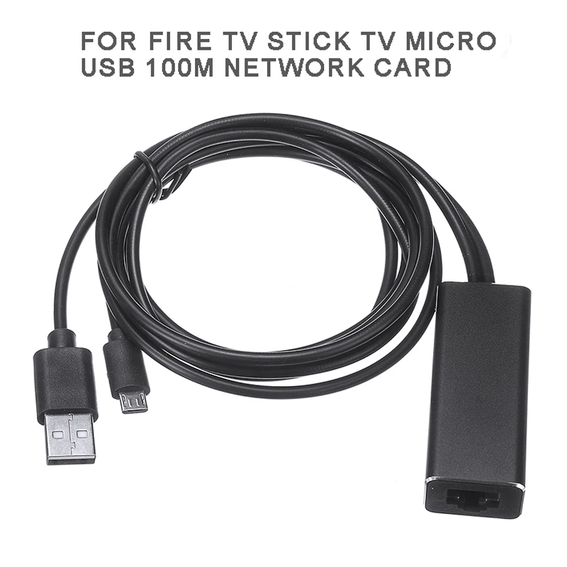 New Fire Tv Stick Lan Usb Adapter Micro Usb To Rj45 For Amazon