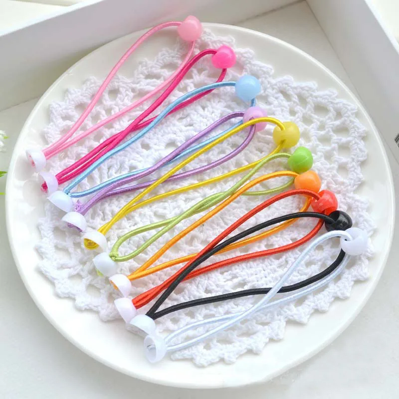 10 шт./лот в Корейском стиле модная эластичная для волос резинки яркого цвета