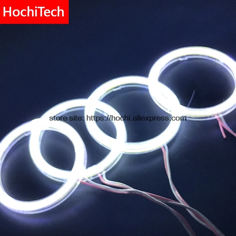 Для Chevrolet Corvette 6 generation C6 2005-2013 COB Led дневной свет Белый Halo Cob Led angel eyes кольцо без ошибок ультра яркий