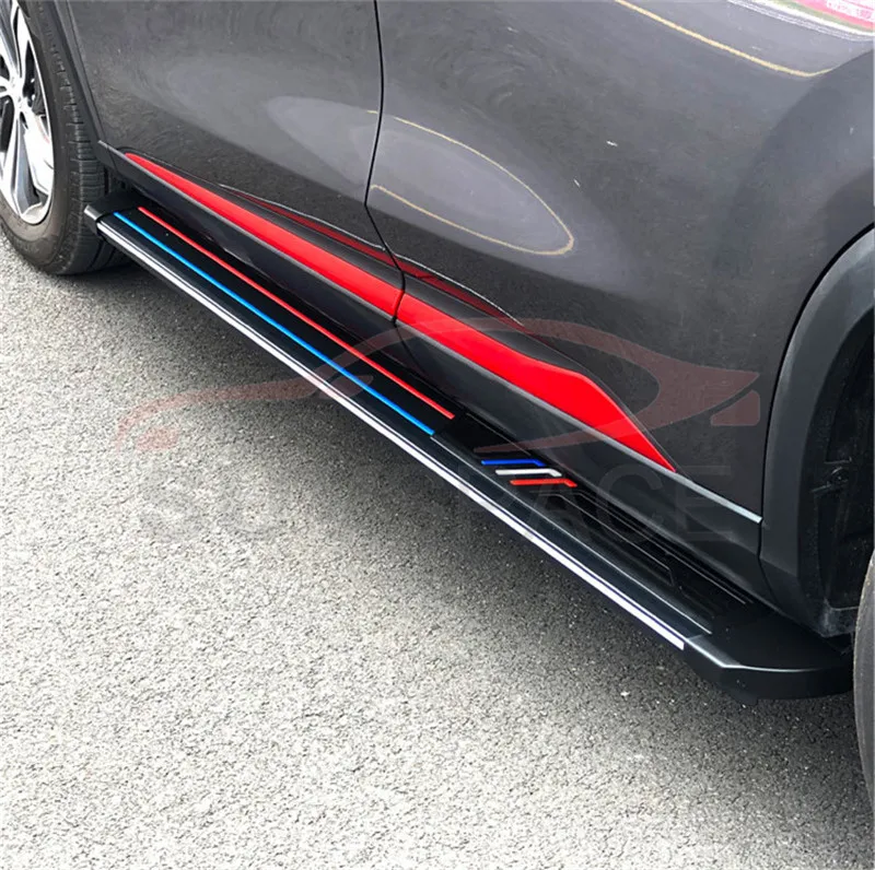 NEW ARRIVAL side step Fit For Toyota RAV4 Platform Running Board Nerf Bar Aluminum Guard