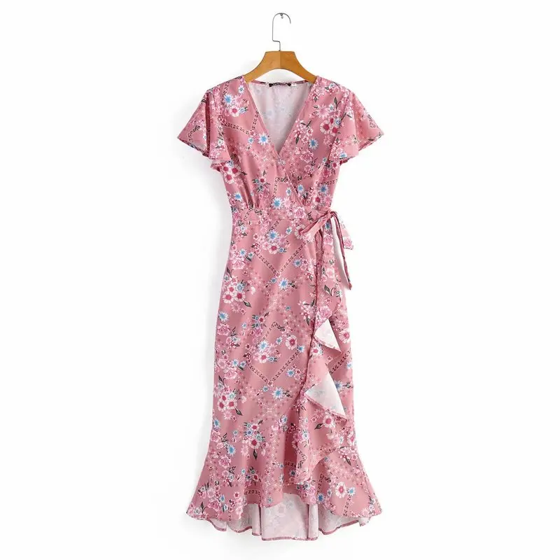 Женское платье с принтом SY55-450 в европейском и американском стиле vestidos de verano