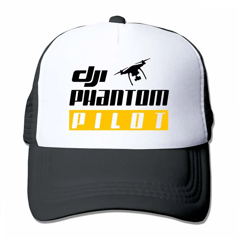 DJI DRONE PHANTOM PILOT бейсбольная кепка для мужчин и женщин, Кепка для водителя грузовика, модная Регулируемая Кепка - Цвет: 4-Black