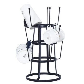 

Mug Storage Rack Black Wrought Iron Tree-like Stylish Durable Kitchen Utensils Holds Up To 15 Coffee Mugs/tea Mugs/cups/glass