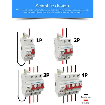 

WiFi Smart Circuit Breaker App Remote Control Automatic Switch Overload Circuit Protection 2019 Hot L5 #4