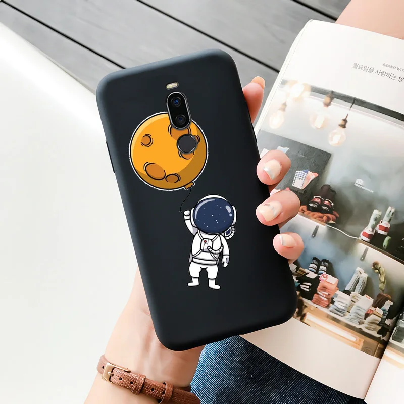 Cases For Meizu Astronaut TPU Soft Shell For Meizu X8 Case Personality Tide Shell For MEIZU X8 Case Silicone Edging Matte Phone For MEIZU meizu phone case with stones Cases For Meizu