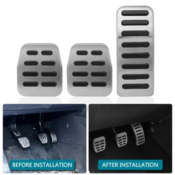 

Car Foot Fuel Pedal Brake Clutch Pedal Cover Non-Slip For VW Bora Jetta Mk4 1998-2004 Golf MK4 1998-2005 Facelift 9N3 New Beetle