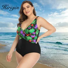 L-4XL размера плюс, женский купальник, бикини,, сексуальный ретро бикини, набор, цветочный принт, танкини, пуш-ап, купальник, Mujer, купальный костюм